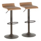 Ale - Industrial Barstool (Set of 2) - Furniture Home Direct
