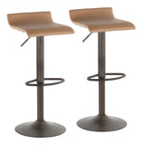 Ale - Industrial Barstool (Set of 2) - Furniture Home Direct