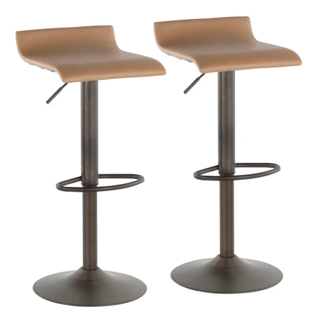 Ale - Industrial Barstool (Set of 2) - Furniture Home Direct