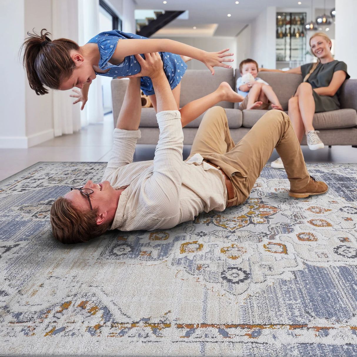 Payas - Medallion Area Rug - Furniture Home Direct