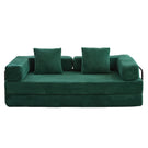 Floor Couch, Convertible Floor Sofa Bed With Pillow Back Support Armrest - Furniture Home Direct