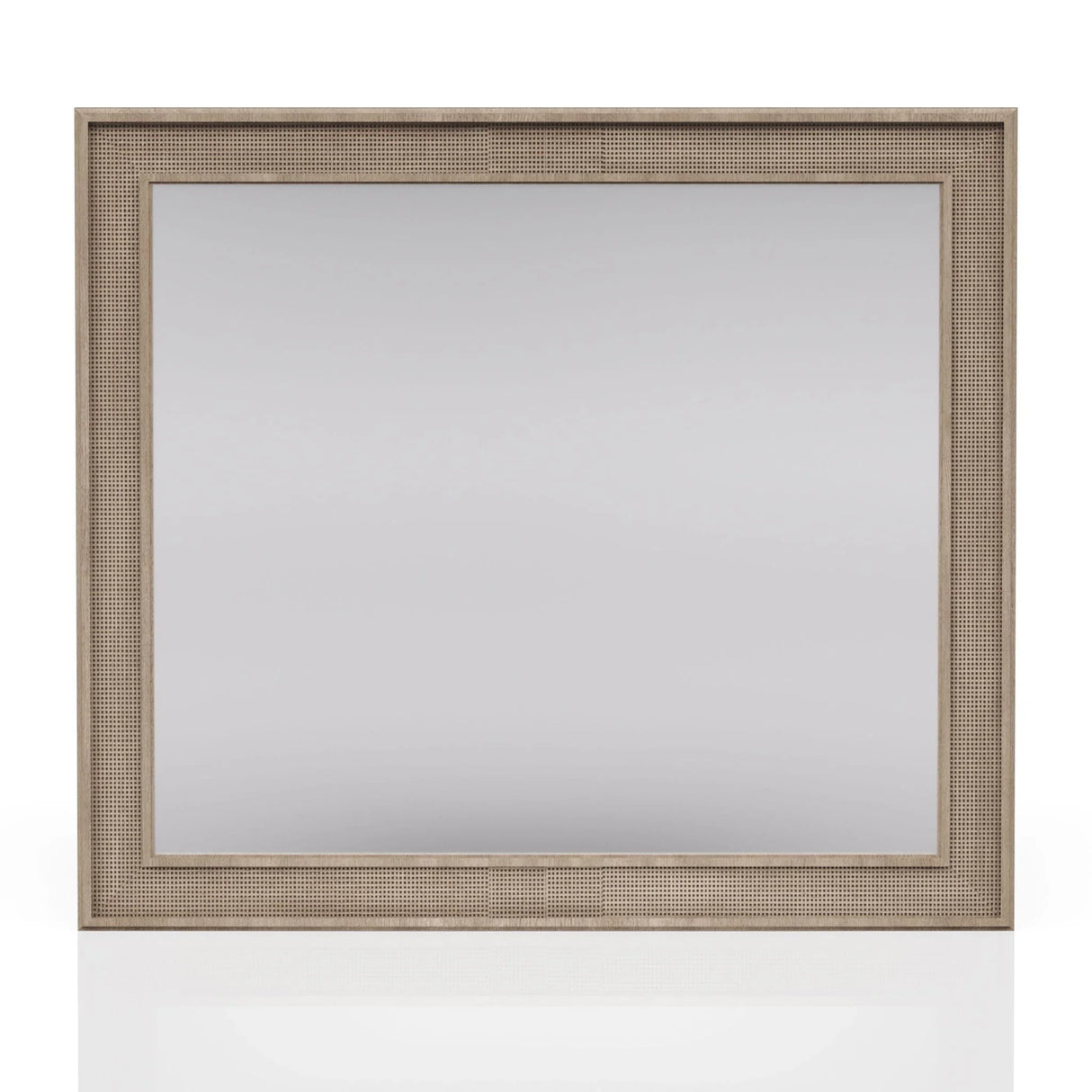 Cane - Mirror - Sand - Furniture Home Direct