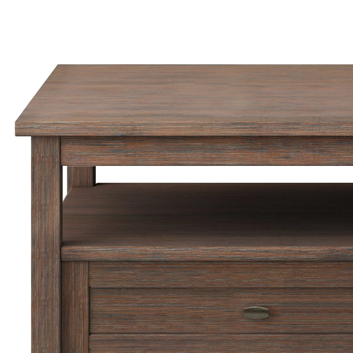 Warm Shaker - Coffee Table - Farmhouse Brown - Furniture Home Direct