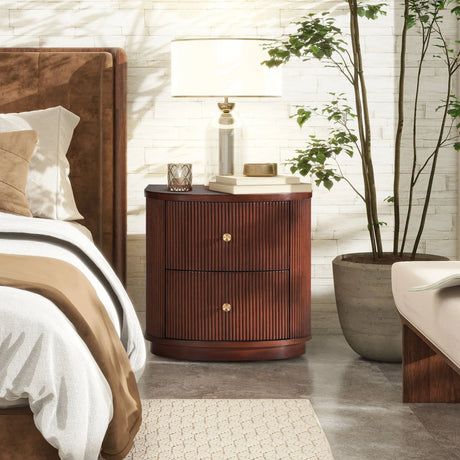 Valentine - 2 Drawer Storage Side Table - Furniture Home Direct
