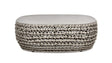 Willow - Oval Woven Patio Coffee Table, Wicker Frame - Furniture Home Direct