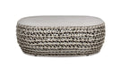 Willow - Oval Woven Patio Coffee Table, Wicker Frame - Furniture Home Direct