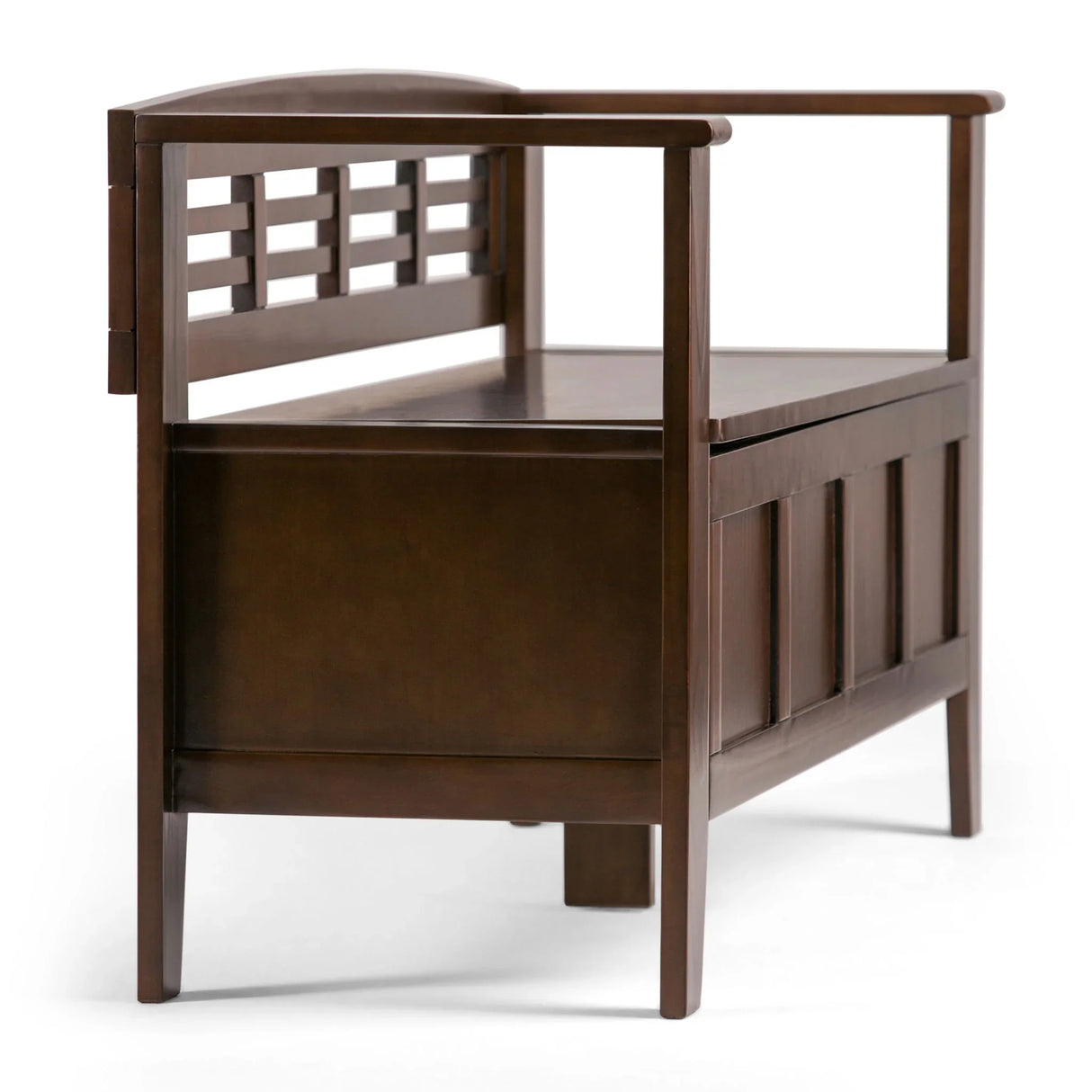 Adams - Entryway Storage Bench Handcrafted - Furniture Home Direct