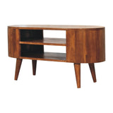Cortez - Media Unit - Chestnut - Furniture Home Direct