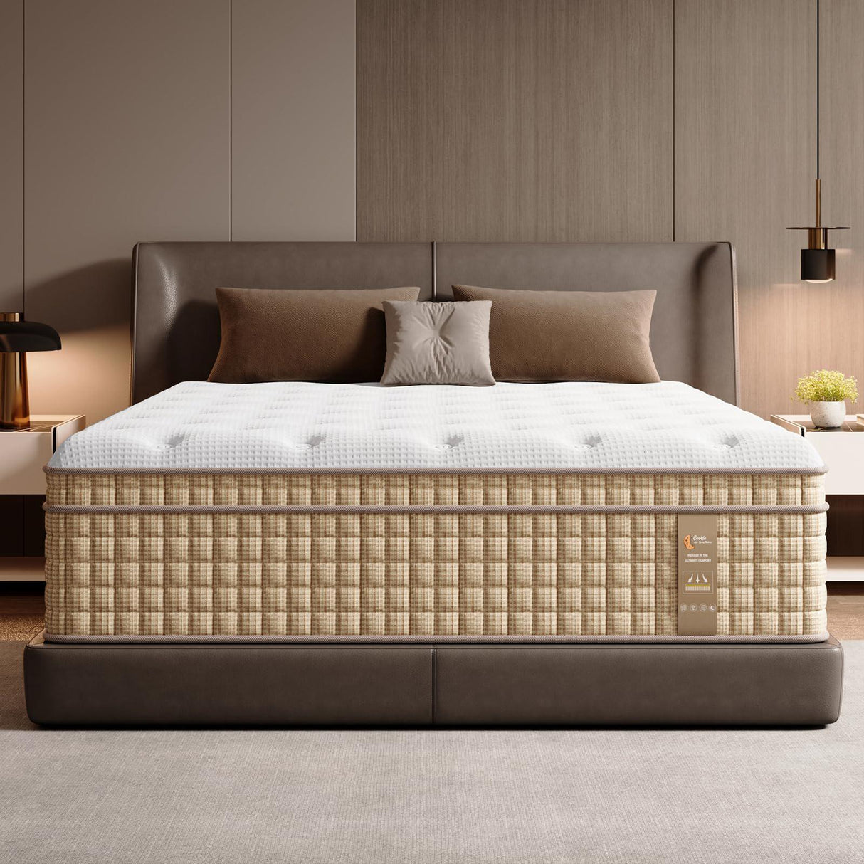 14" Hybrid Mattress With Innerspring & Gel Memory Foam - Furniture Home Direct