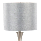 Lenuxe - Contemporary Semi Gloss Table Lamp (Set of 2) - Furniture Home Direct