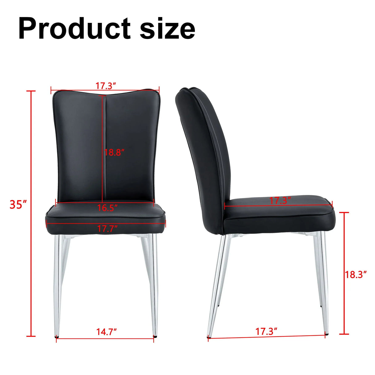 Modern Minimalist Dining Chairs With Metal Legs - Furniture Home Direct