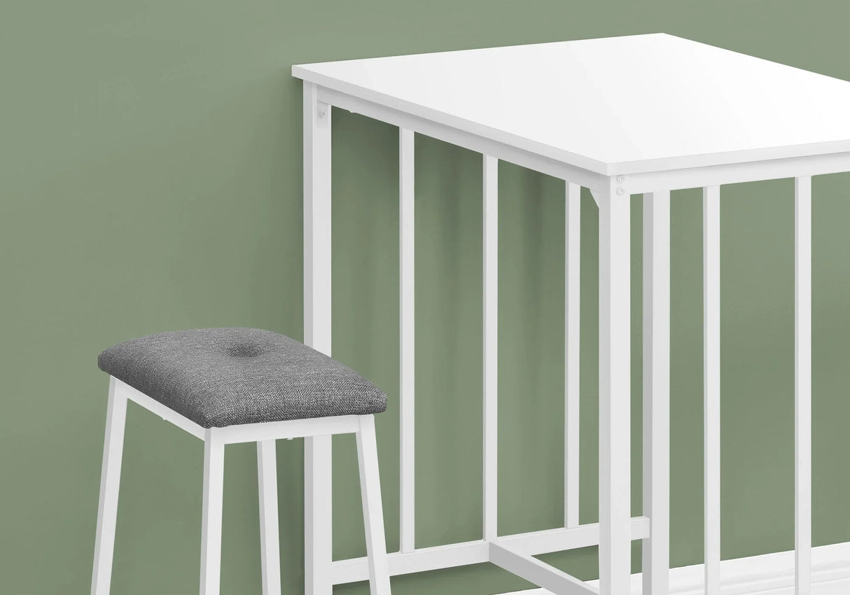 3 Pieces Dining Set, Counter Height, Rectangular, Small, Contemporary & Modern - Furniture Home Direct
