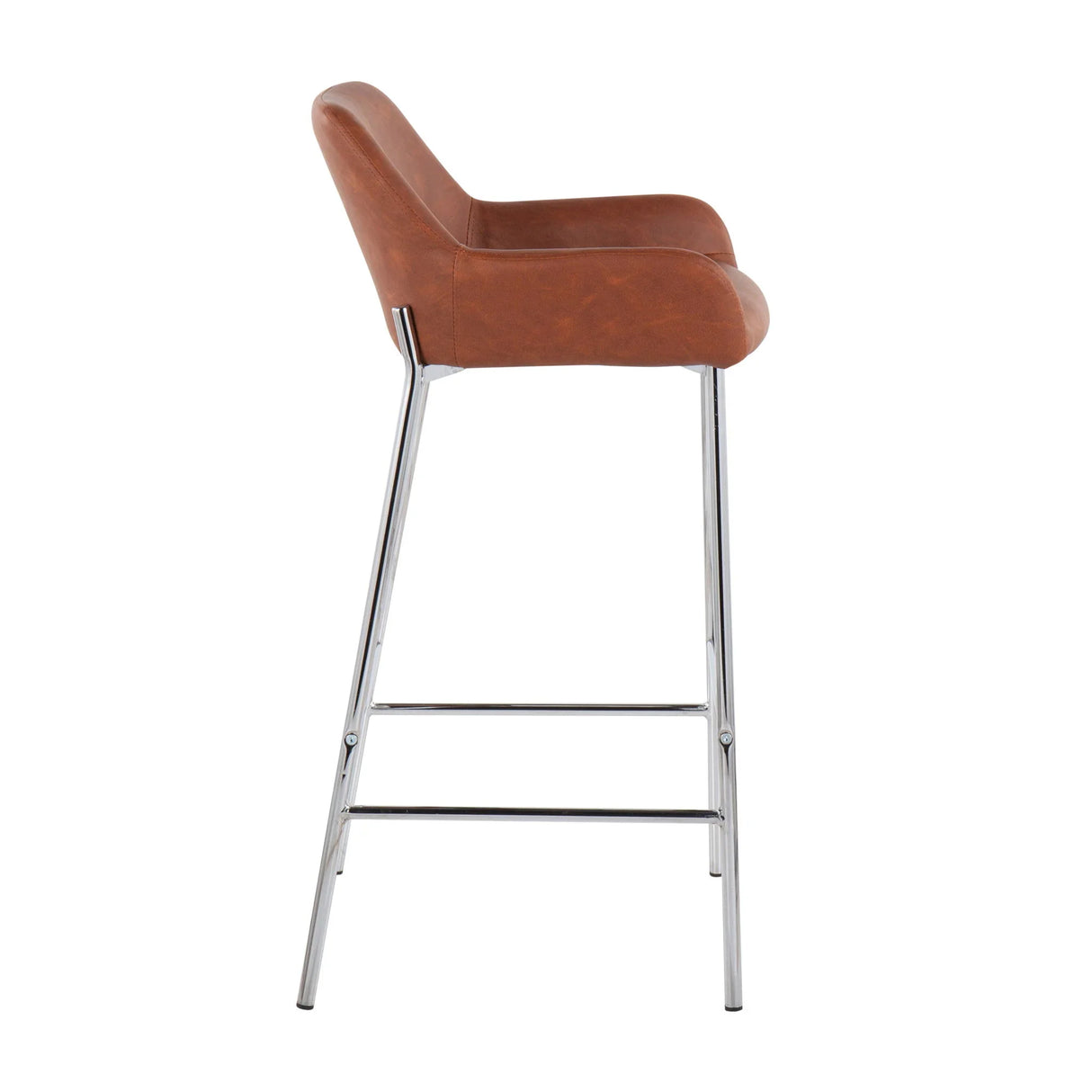 Daniella - Contemporary Fixed Height Bar Stool (Set of 2) - Furniture Home Direct