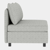 3 Pc Modular living room Set With Different Configurations, Light Gray - Furniture Home Direct