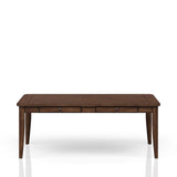 Casual Dining Table With Four Storage Drawers - Brown - Furniture Home Direct