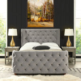 Brooklyn - Tufted Panel Bed Headboard And Footboard Set - Furniture Home Direct