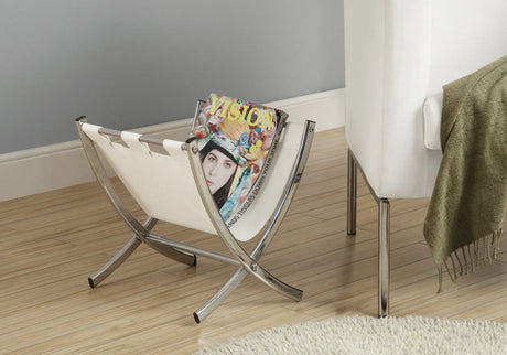 Magazine Rack Standing Organizer Storage Leather Look - Furniture Home Direct