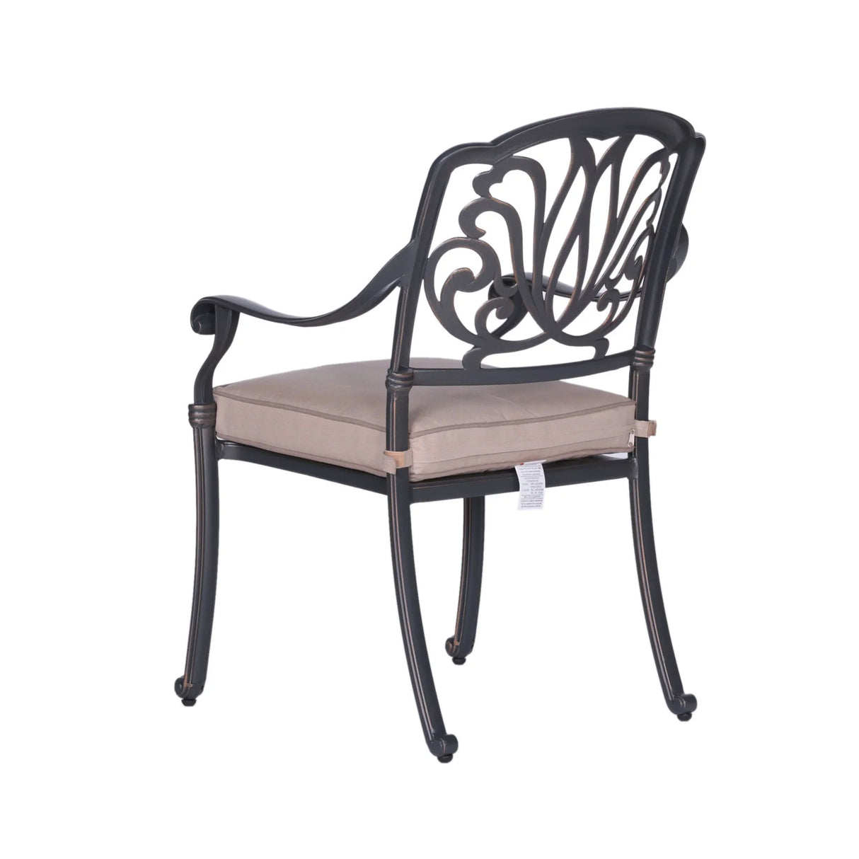 Square 8 Person 64" Long Aluminum Dining Set With Cushions - Furniture Home Direct