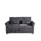 Loveseat Sofa Bed, Pull - Out Couch Sleeper & 2 Pillows - Furniture Home Direct