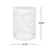 Outdoor Metal Modern Design End Table