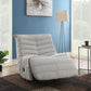 Talmon - Chenille Glider Recliner With Swivel - Furniture Home Direct