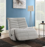 Talmon - Chenille Glider Recliner With Swivel - Furniture Home Direct