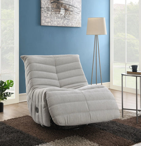 Talmon - Chenille Glider Recliner With Swivel - Furniture Home Direct