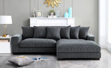 Luxe - Oversized 2 Piece Sectional Couches For Living Room, L Shaped Sofa With Chaise - Furniture Home Direct