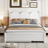 Platform Bed With With 2 Big Drawers And Trundle - Furniture Home Direct