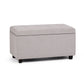 Cosmopolitan - Upholstered Storage Ottoman - Furniture Home Direct