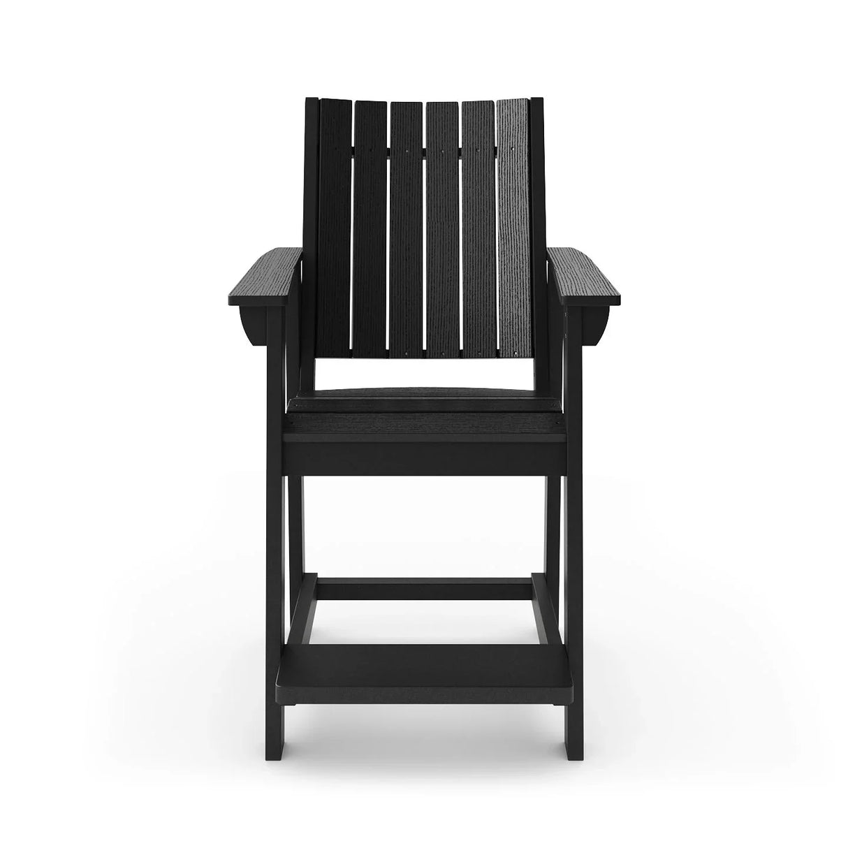 Modern Counter Chair Sleek HDPE Poly Lumber For Dining, Patio, And Garden Comfort - Furniture Home Direct