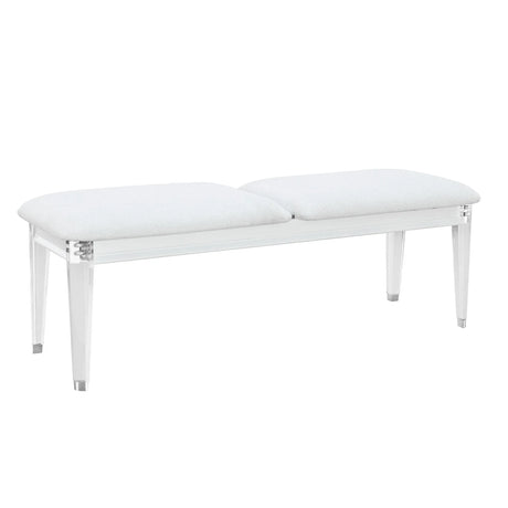 Brenda - Bedroom Bench With Padded Seating - Gray - Furniture Home Direct