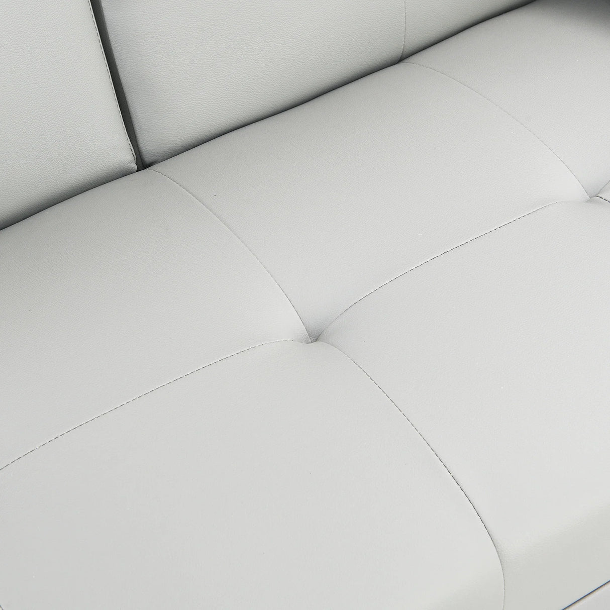 Sleeper Sofa with Armrest and Two Cup Holders - White - Furniture Home Direct