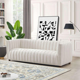 April - Mid-Century Modern Luxury Tight Back Boucle Couch - Furniture Home Direct