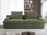 Nimbus - Oversized Full Foam 4 Seater Couch For Living Room Upholstered In Soft Corduroy, Wide Armrests - Furniture Home Direct