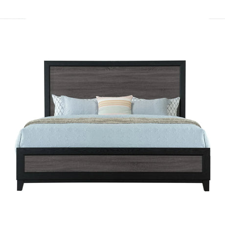 Bedroom Bundle - Soluto Set - Bed + Dresser + Mirror + Chest + Night Stand + Rug - Furniture Home Direct