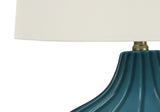 Lighting, Table Lamp, Ceramic, Transitional - Blue - Furniture Home Direct