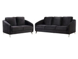 Sofia - Velvet Fabric Living Room Set - Furniture Home Direct