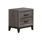 Queen Bedroom Set With Bed Dresser Nightstand Casual Gray - Furniture Home Direct