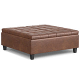 Harrison - Upholstered Coffee Table Storage Ottoman - Furniture Home Direct