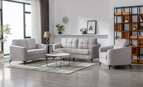 Callie - Woven Fabric Living Room Set - Furniture Home Direct