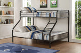 Caius - Twin Long Queen Bunk Bed - Gun - Furniture Home Direct