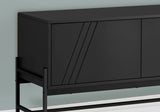 TV Stand, Modern Design Console, Media Entertainment Center, Storage Cabinet, Contemporary & Modern - Black - Furniture Home Direct