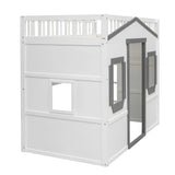 Elegant House Loft Bed With Ladder - Furniture Home Direct