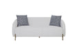 Rounded Sofa - White - Furniture Home Direct