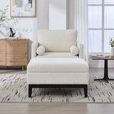 Farmhouse Upholstered Accent Chair With Ottoman, Reversible Lid Coffee Table - Furniture Home Direct
