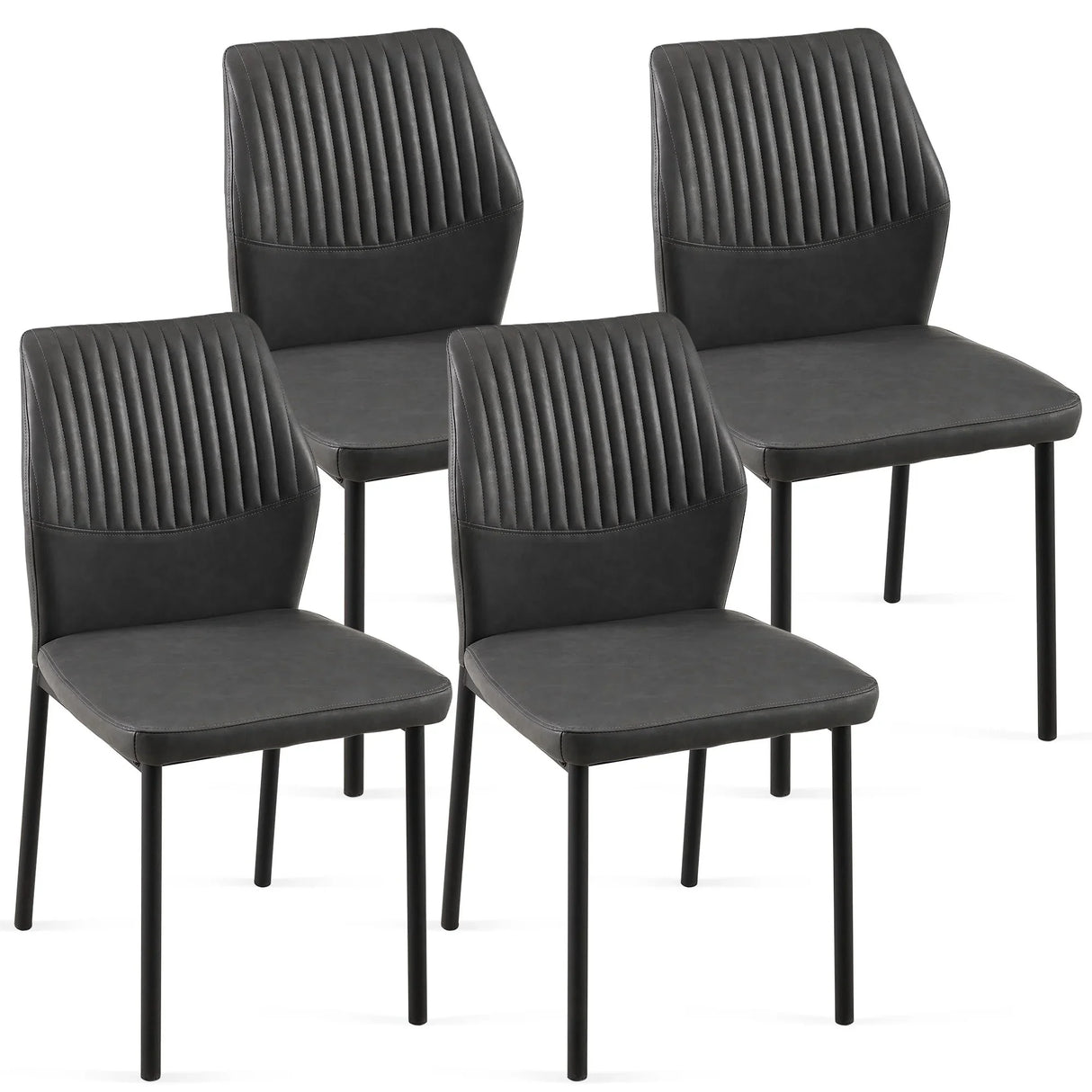 Dining Chairs Living Room Chair Modern Kitchen Armless Side Chair With Metal Legs - Furniture Home Direct