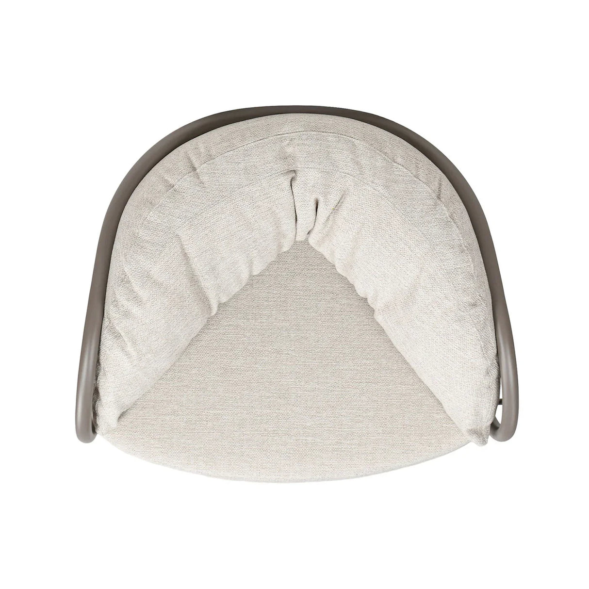 Harper - Barrel Upholstered Patio Deep Seating Armchair Axroma Olefin - Oat Beige - Furniture Home Direct