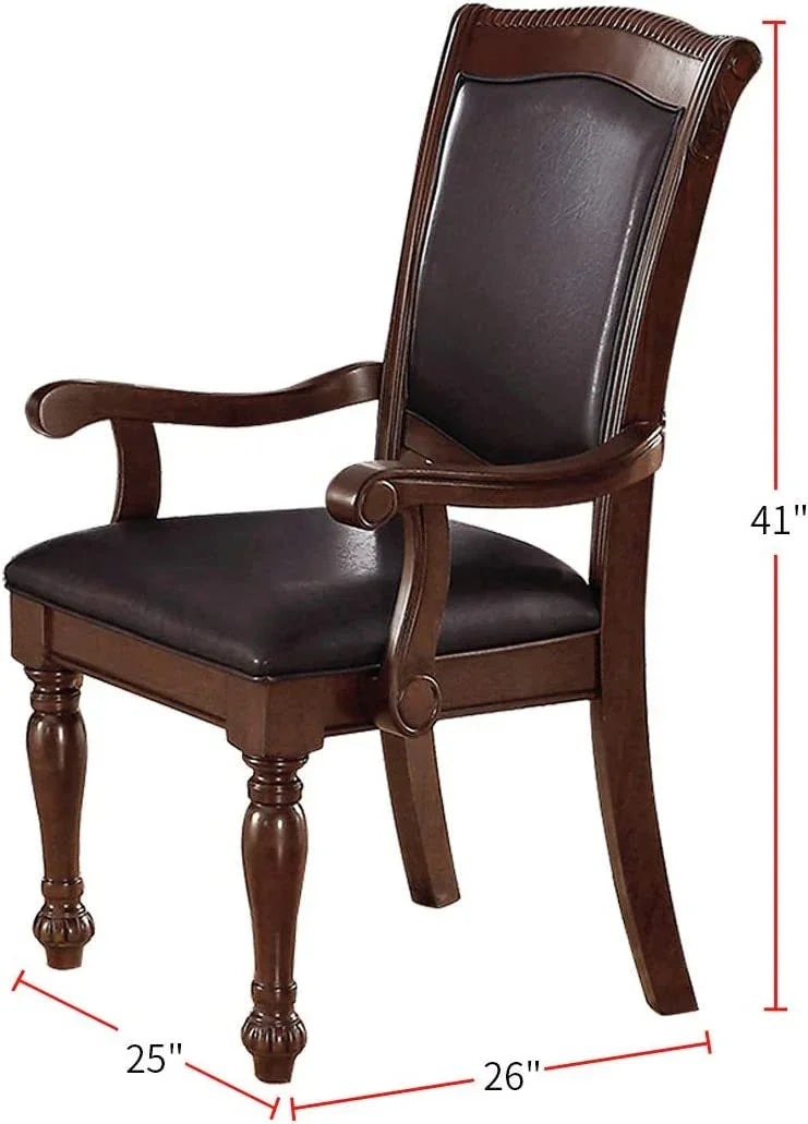 9 Pc Majestic Dining Room Set With Leaf, 2 Arm Chairs And 6 Side Chairs - Furniture Home Direct