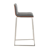 Mason Mara - Contemporary Fixed Height Barstool (Set of 2) - Furniture Home Direct